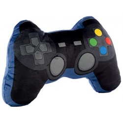 Puckator Plush Game Over Controller Shaped Cushion, Home Decorative, Gaming Gift, Novelty Shape 11.5x35x8cm